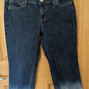White House Black Market Dark Blue Straight Leg Jeans